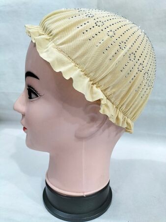 Kids Fancy Cap - Cream