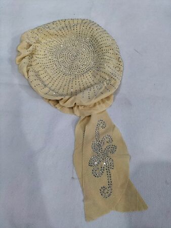 Kids Fancy Cap - Cream