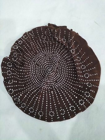 Kids Fancy Cap - Dark Brown