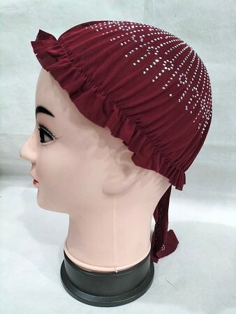 Kids Fancy Cap - Maroon