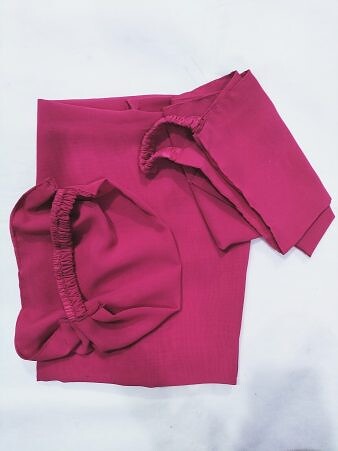 Three Piece Matching Hijab Set - Fuchsia Three Piece Matching Hijab Set - Fuchsia