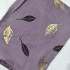 Gold Leaf Lawn Scarf - Lavender Gold Leaf Lawn Scarf - Lavender