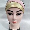 Golden Fancy Tie Back Bonnet - Tea Pink and Fawn