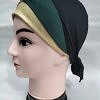Golden Fancy Tie Back Bonnet - Sea Green and Peach