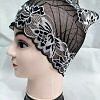 Lace Hijab Band - Black and White Lace Hijab Band - Black and White
