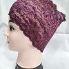 Lace Hijab Band - Burgundy Lace Hijab Band - Burgundy