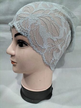 Lace Hijab Band - Mint