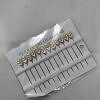 Large-Sized Straight Pins - Silver Leaves Large-Sized Straight Pins - Silver Leaves