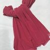 Plain Chiffon Scarf - Deep Pink