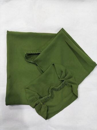 Three Piece Matching Hijab Set - Forest Green Three Piece Matching Hijab Set - Forest Green