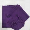 Plain Three Piece Matching Hijab Set - Violet