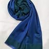 Double Shaded Viscose Scarf - Blue