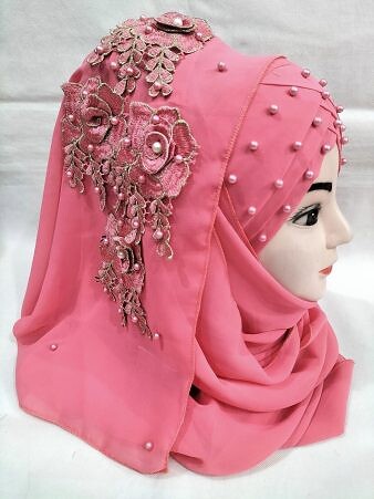 Pearl Ready to Wear with Matching Bunch - Watermaloon