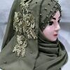 Pearl Ready to Wear with Matching Bunch - Dark Olive Green (Mehndi)