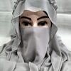 crown ready to wear niqab grey
