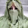 Crown Ready to Wear Niqab – Pistachio Green