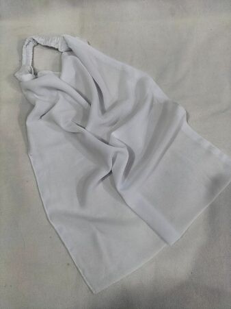 Elastic Half Niqab - Bright White Elastic Half Niqab - Bright White