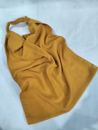 Elastic Half Niqab - Mustard Elastic Half Niqab - Mustard