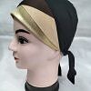 Golden Fancy Tie Back Bonnet - Brown and Fawn