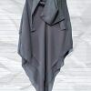 Khimar with Niqab Ready to Wear - Dark Grey