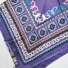 maxi viscose printed scarf purple