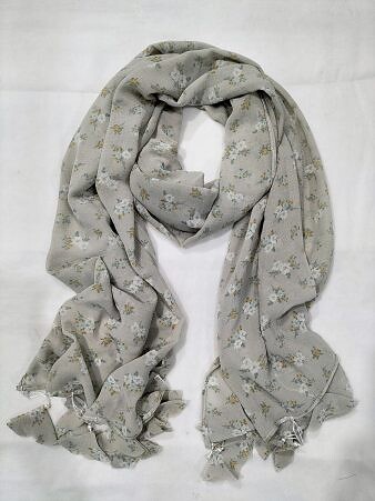 Plain Chiffon Tassels - Print