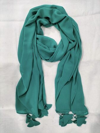 Plain Chiffon Tassels - Turquoise Plain Chiffon Tassels - Turquoise