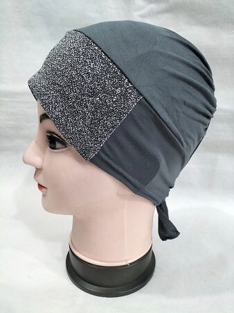 Shimmer Under Cap - Dark Grey