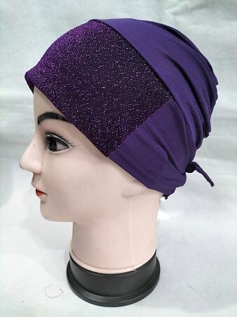 Shimmer Under Cap - Eggplant