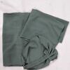 Three Piece Matching Hijab Set - Fern Green