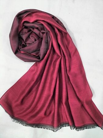 Double Shaded Viscose Scarf - Maroon Double Shaded Viscose Scarf - Maroon