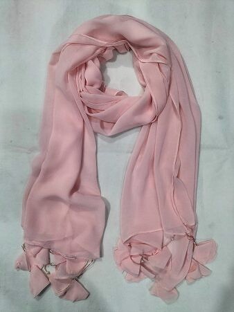 Plain Chiffon Tassels - Blush Pink Plain Chiffon Tassels - Blush Pink