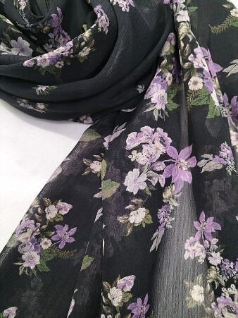 Plain Chiffon Tassels - Print 11 Plain Chiffon Tassels - Print 11