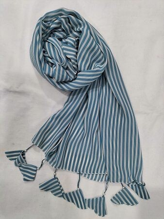 Plain Chiffon Tassels - Print 14