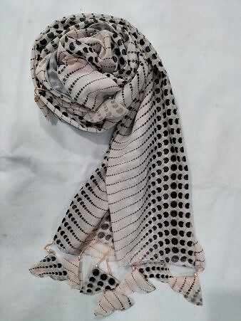 Plain Chiffon Tassels - Print 18 Plain Chiffon Tassels - Print 18