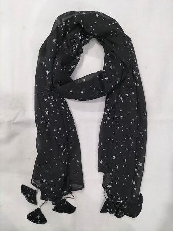 Plain Chiffon Tassels - Print 4 Plain Chiffon Tassels - Print 4