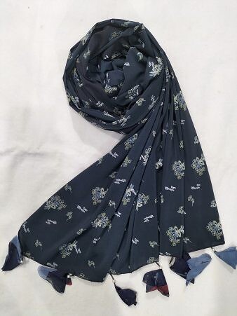 Printed Chiffon Tassels - Print 9 Printed Chiffon Tassels - Print 9