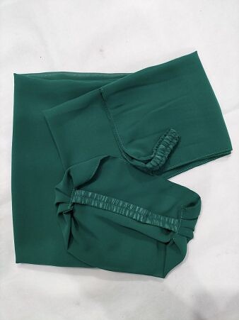 Three Piece Matching Hijab Set - Coral Pink Three Piece Matching Hijab Set - Coral Pink