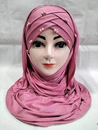 Turkish Pearl Criss Cross Ready to Wear - Tea Pink