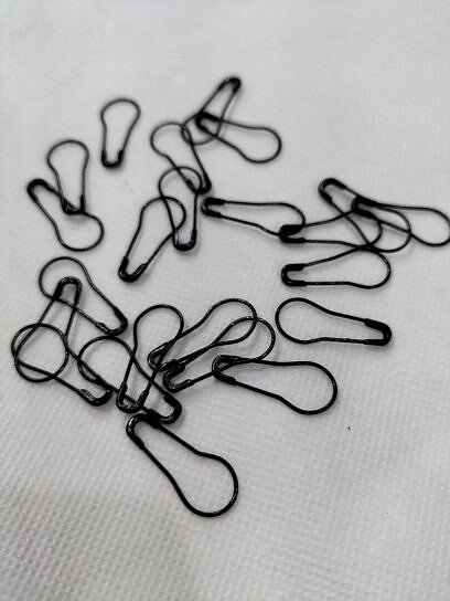Coilless Bulb Snag Free Pins - Black Pack of 12
