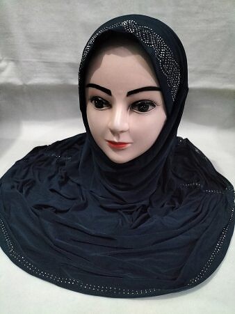 Fancy Makna with Stones - Navy Blue Fancy Makna with Stones - Navy Blue