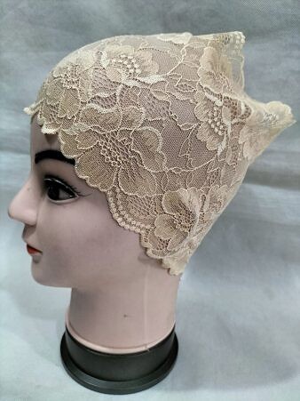 Lace Hijab Band - Golden