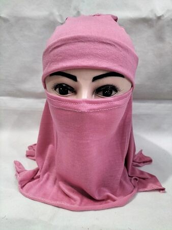 Ninja Underscarf with Niqaab - Rose Pink