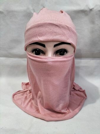 Ninja Underscarf with Niqaab - Tea Pink