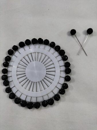 Pins Wheel - Crystal Balls Black