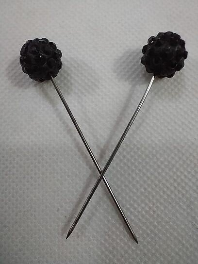 Pins Wheel - Crystal Balls Black