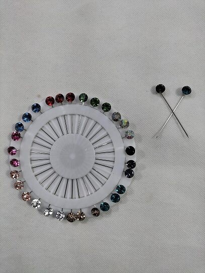 Pins Wheel - Crystal Stones