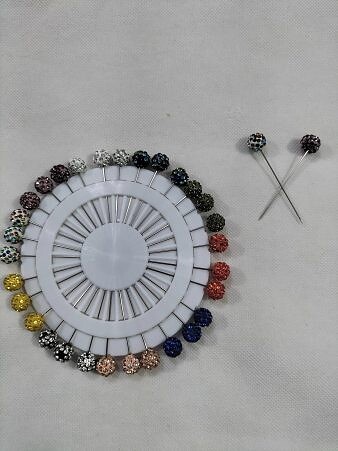Pins Wheel - Crystal Balls Multi Colors
