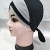 Plain Criss Cross Tie Back Bonnet - Grey