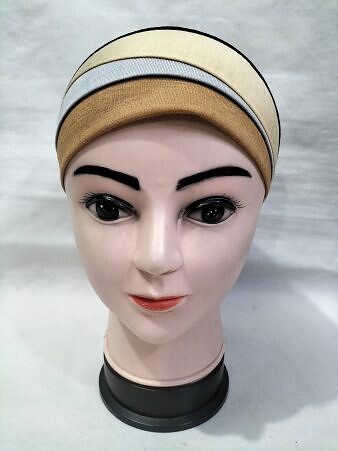 Fancy Tie Back Bonnet - Caramel Brown and Golden